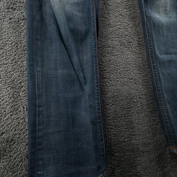 Nudie Jeans Co Mens Jeans Denim Pants Trouser Size 28x32 GRIM TIM WHITE KNEE - Picture 8 of 16